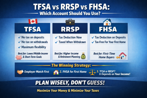 TFSA v RRSP v FHSA