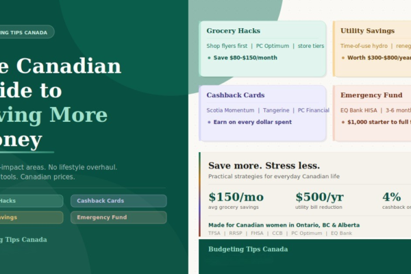 The Canadian Guide to Saving More Money